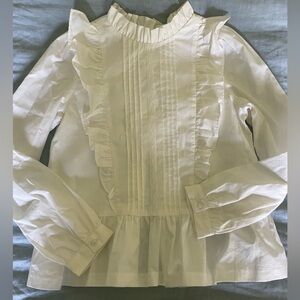 Janie and Jack Cream Blouse